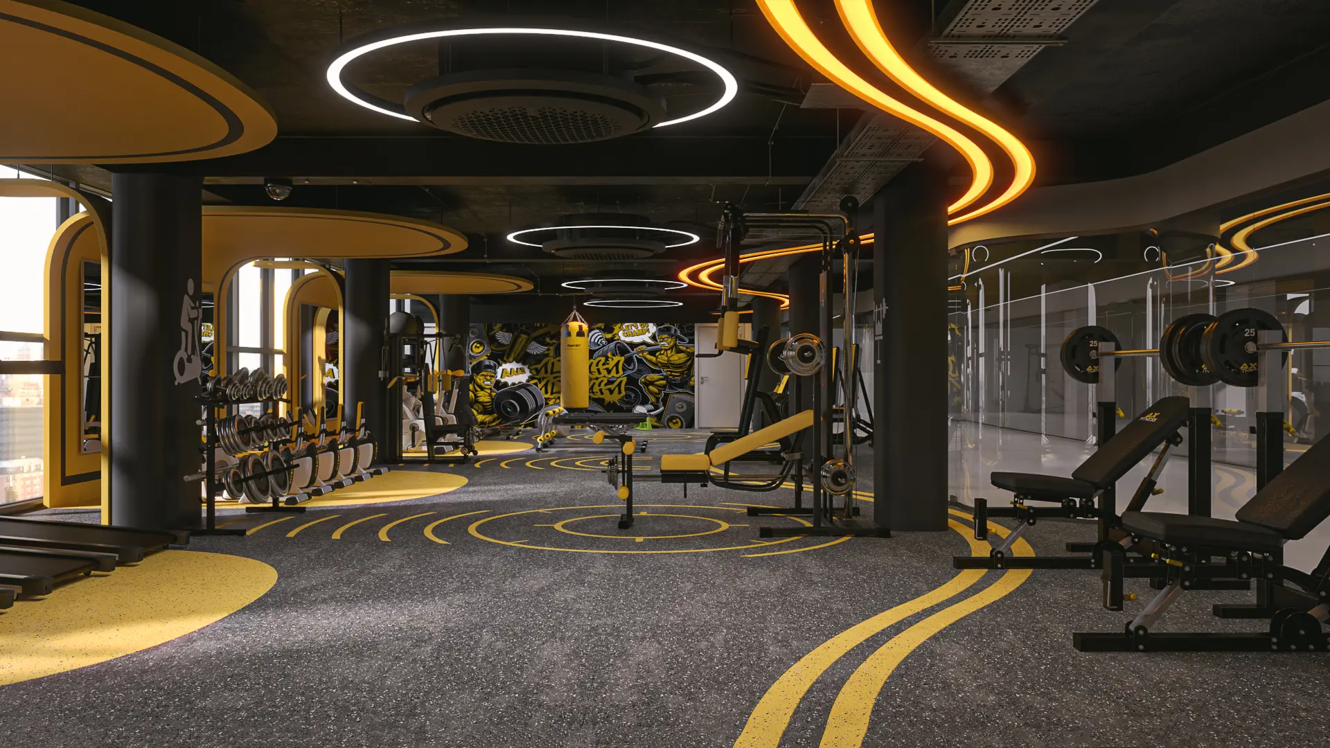 Alesha Holdings Gym