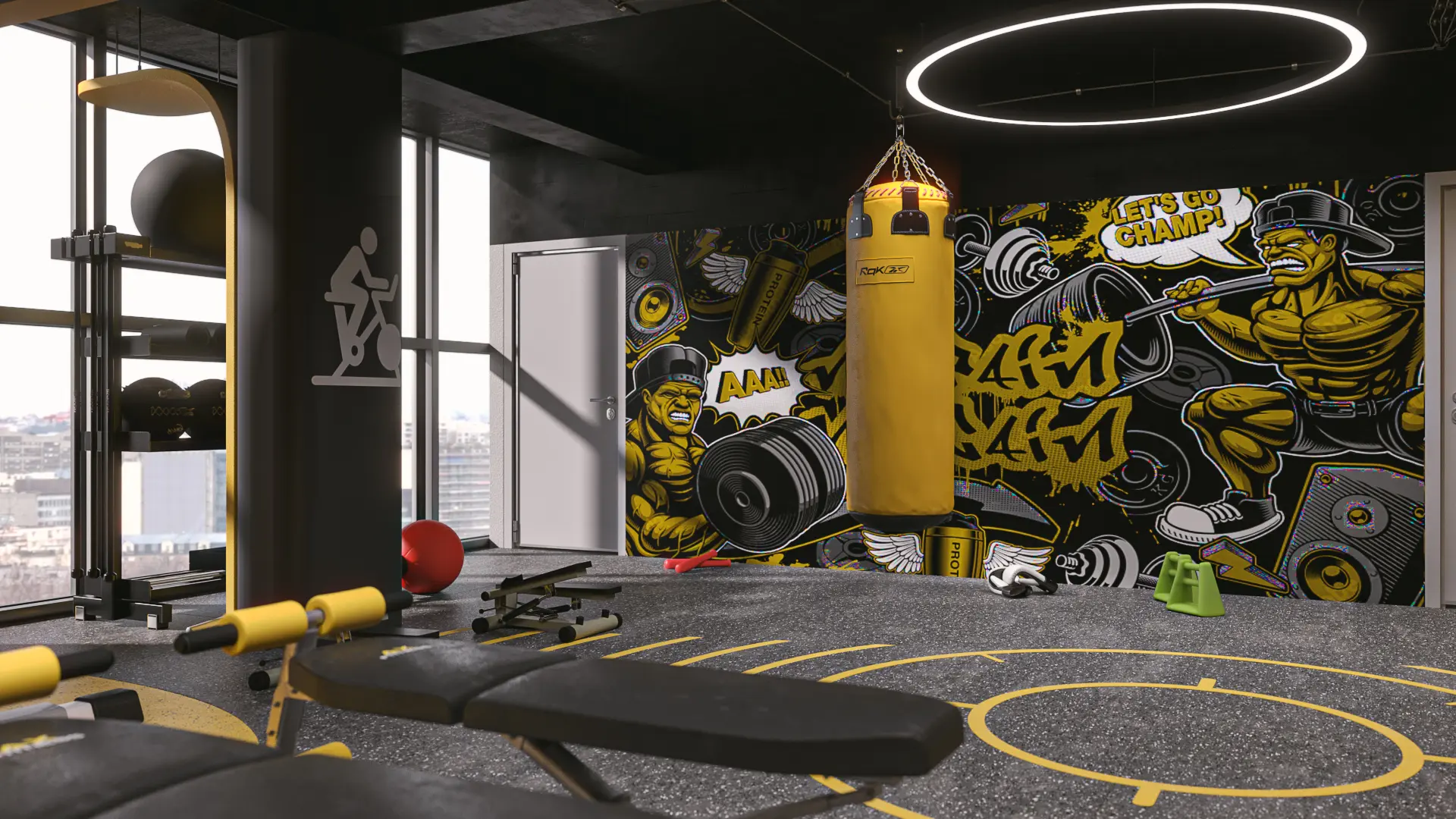Alesha Holdings Gym